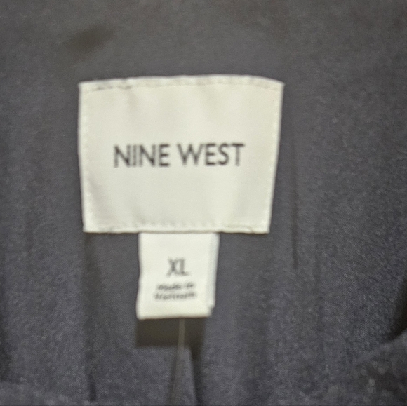 NWT NINE WEST Women's Navy Blue Cozy Button Front Jacket - Casual Jacket, SizeXL - Picture 4 of 10